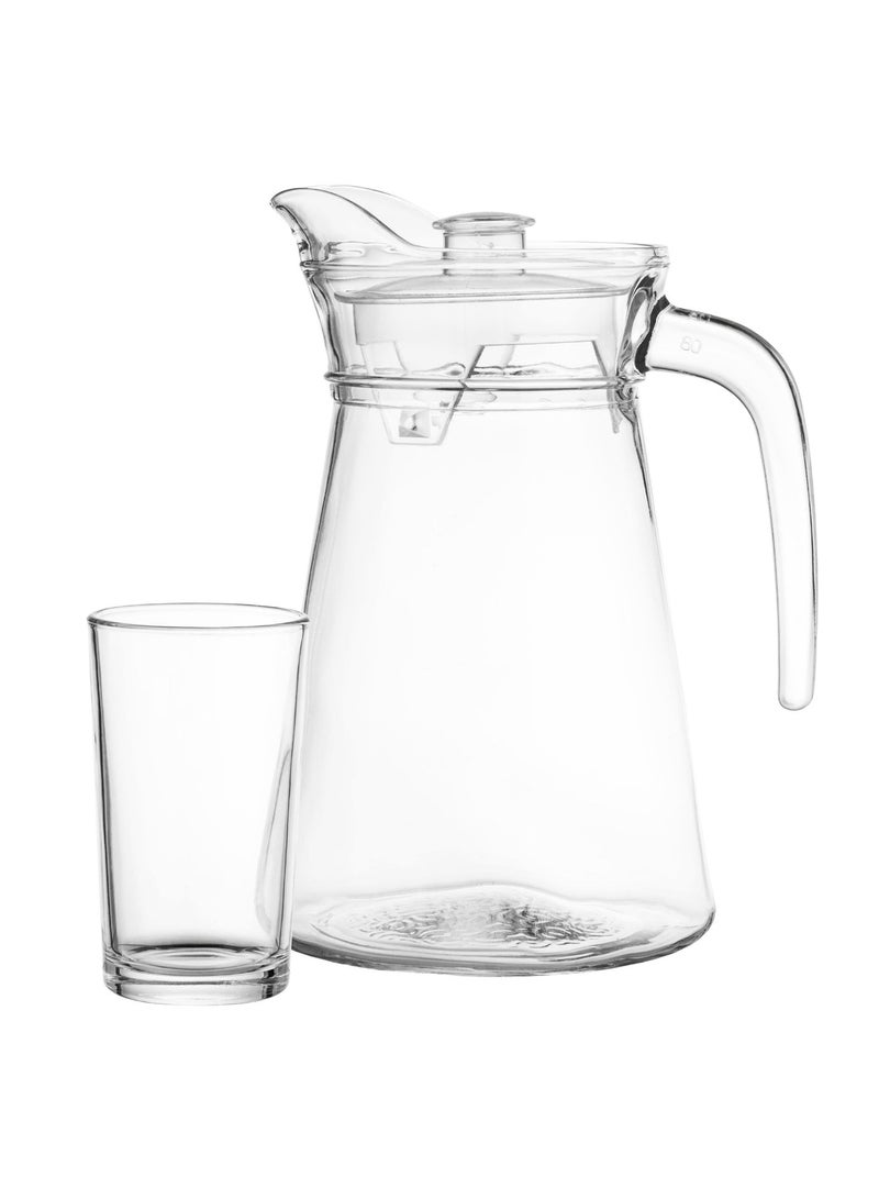 Green Apple A Glass Set Consisting Of 4 Cups Of 300 Ml For Juice And Water - Image 3